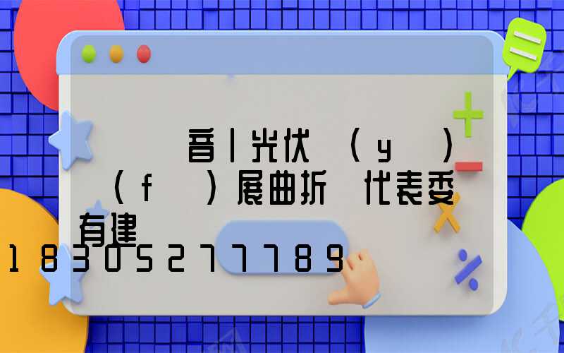 兩會聲音丨光伏業(yè)發(fā)展曲折 代表委員有建議